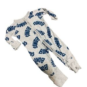 BONDS Wondersuit 3-6 m Size 00 Baby Boy Zipper Sleeper Ribbed Zip Clothing